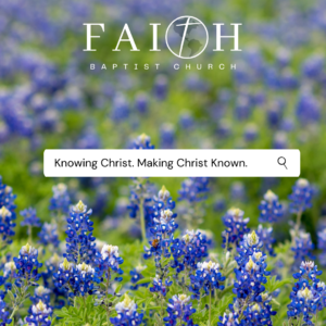 Knowing Christ. Making Him Known.